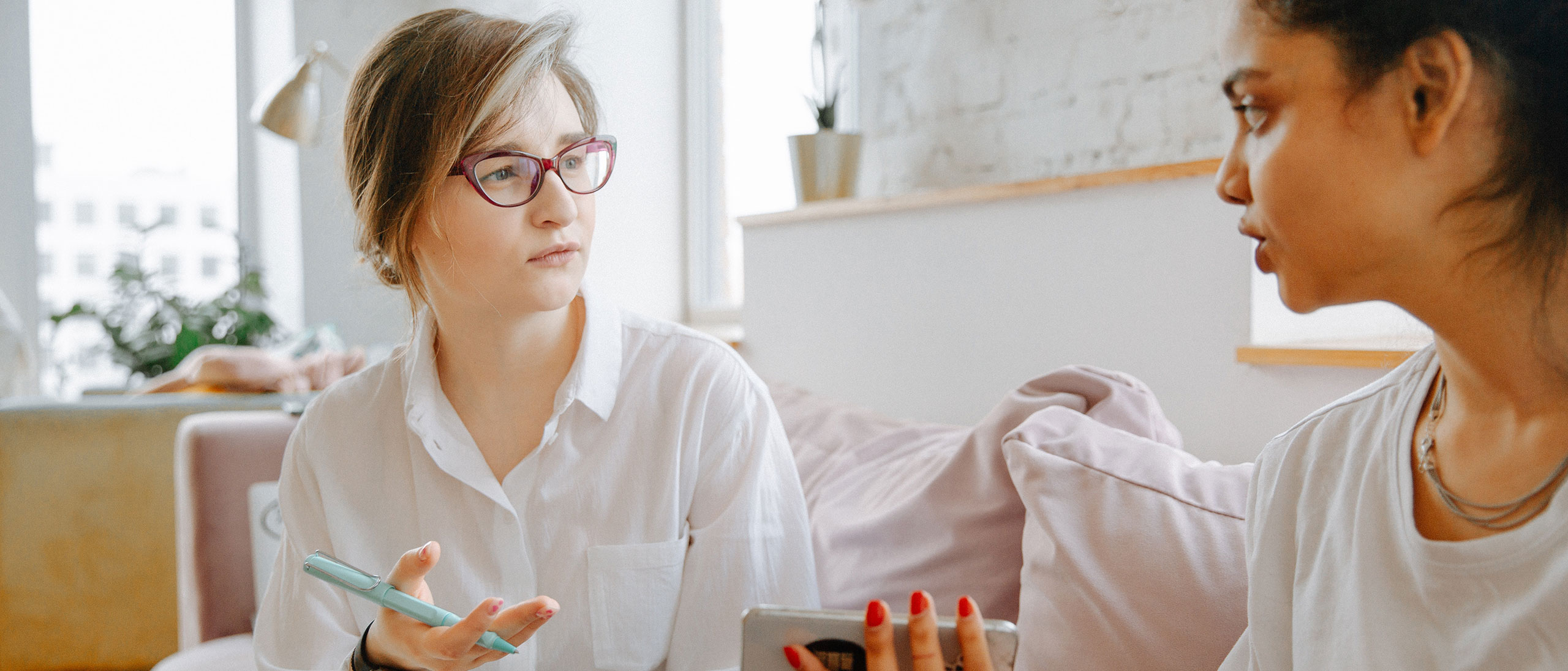 Two People Drawing Two People Drawing